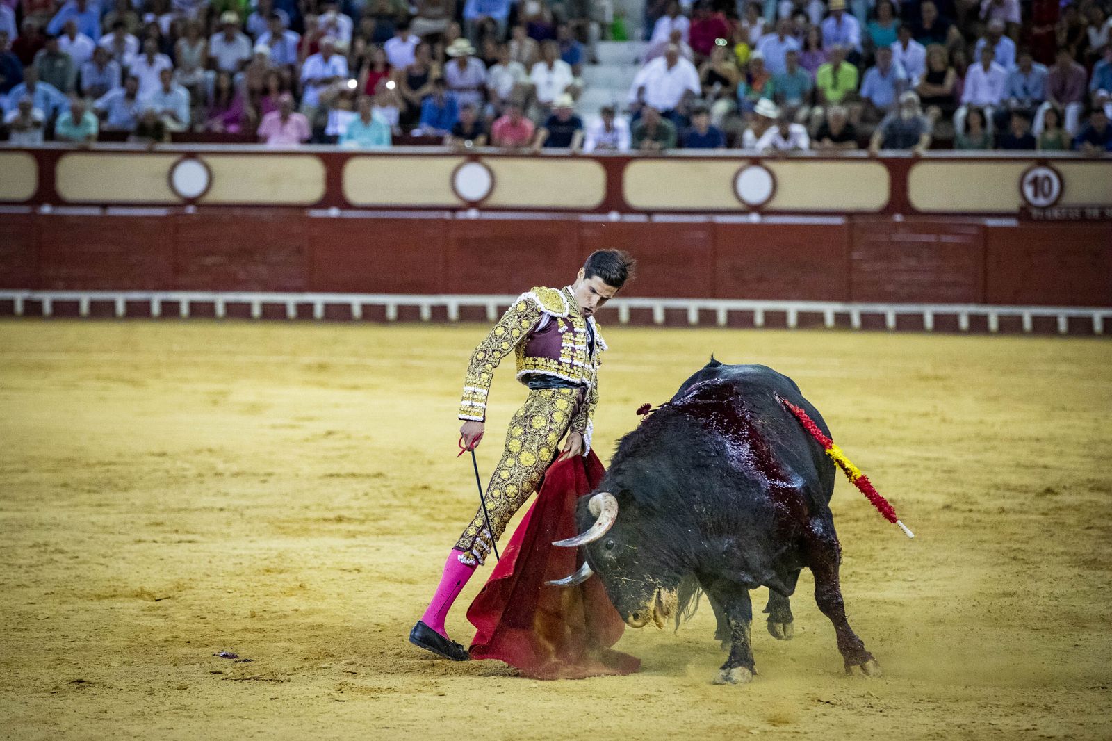 Daniel Crespo, Manzanares y Juan Ortega, en la plaza de toros de El Puerto