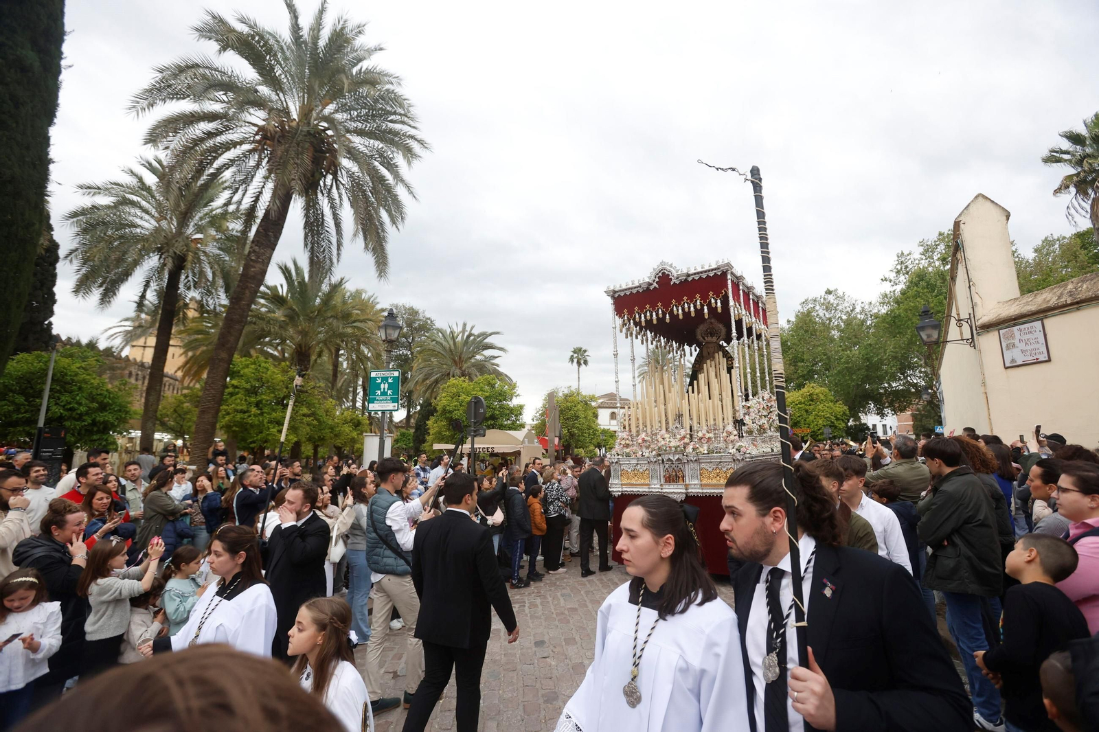 Las imágenes de la hermandad del Perdón  el Miércoles Santo en Córdoba