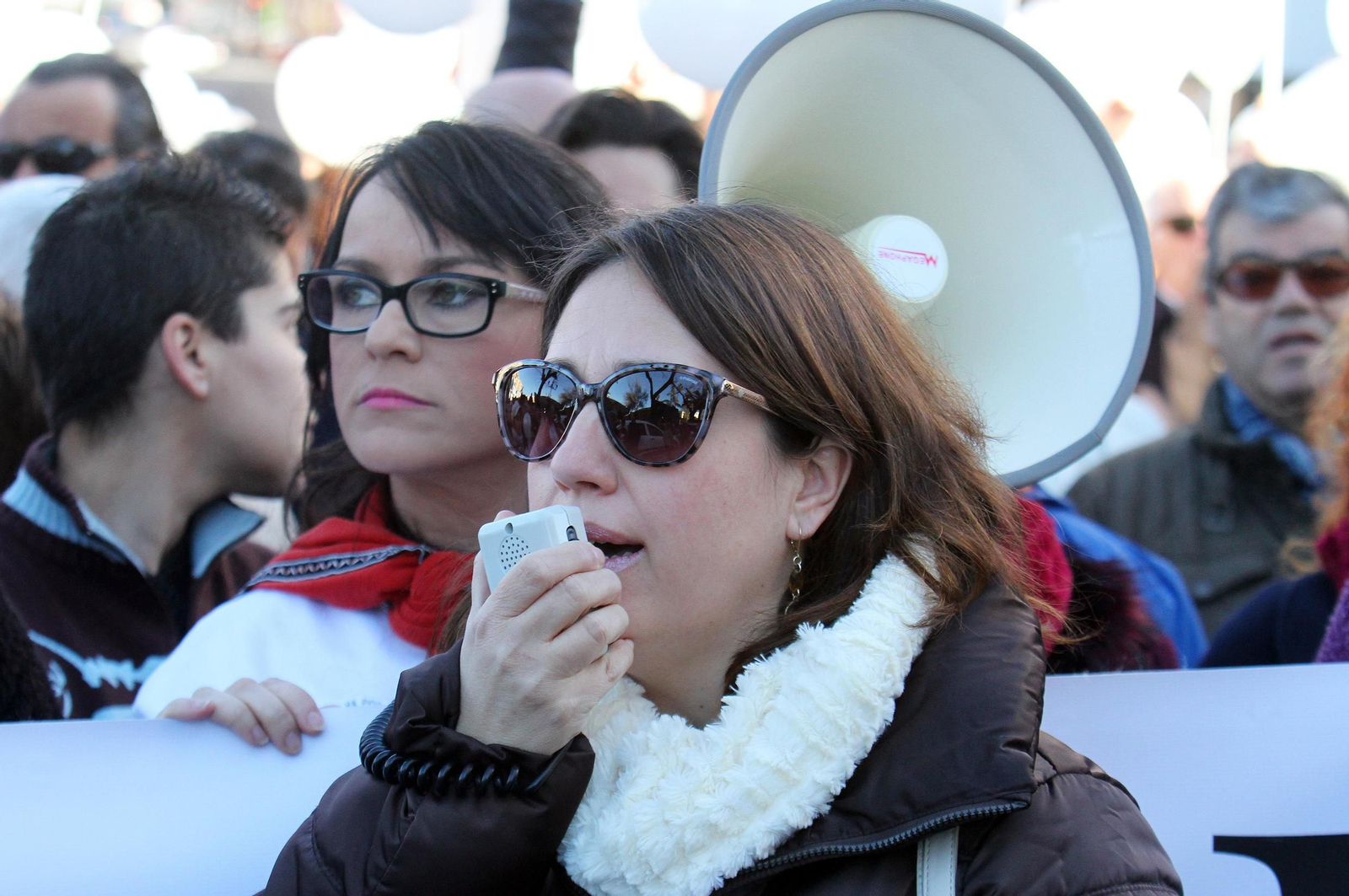 La marea blanca, en Huelva