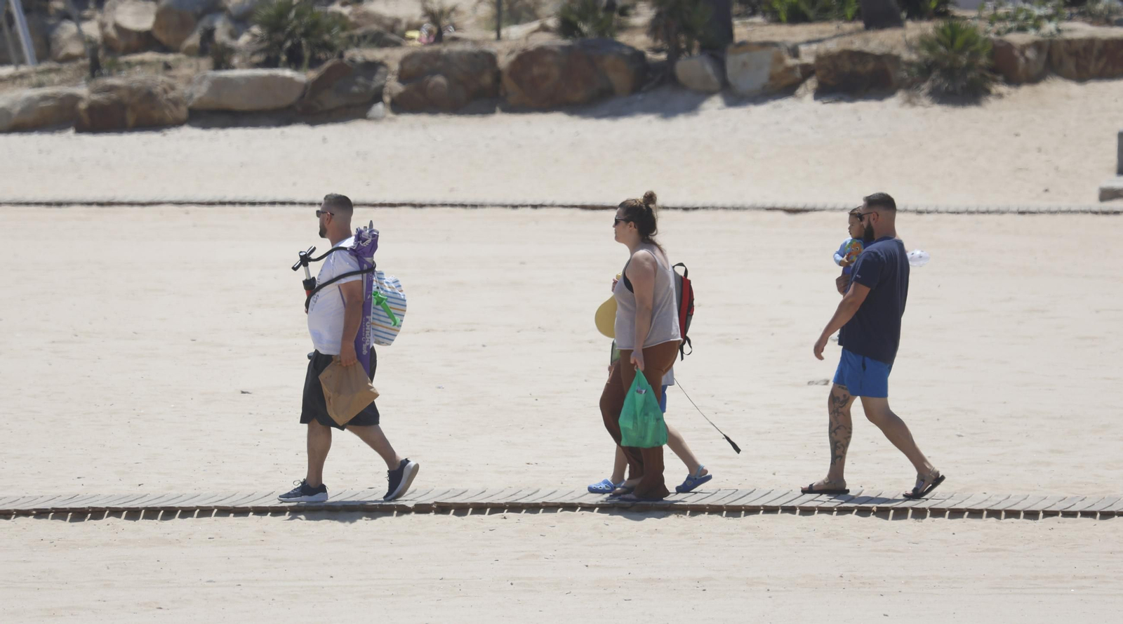 Fotos del sábado en la playa de Getares