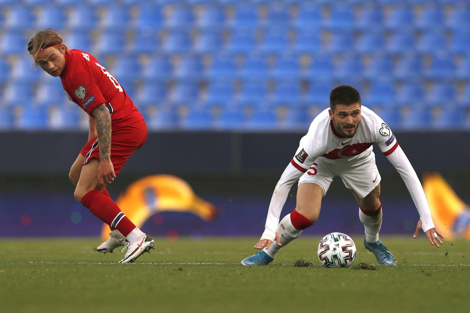 Las fotos del Noruega-Turquía en La Rosaleda