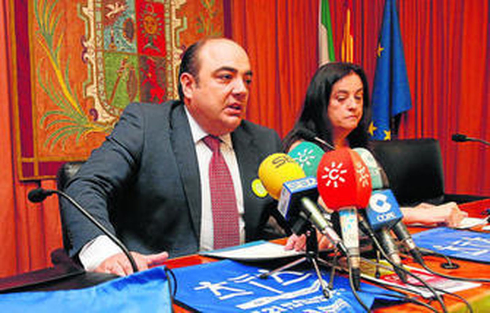 José Luis Garrido y María del Carmen Bohollo, ayer.