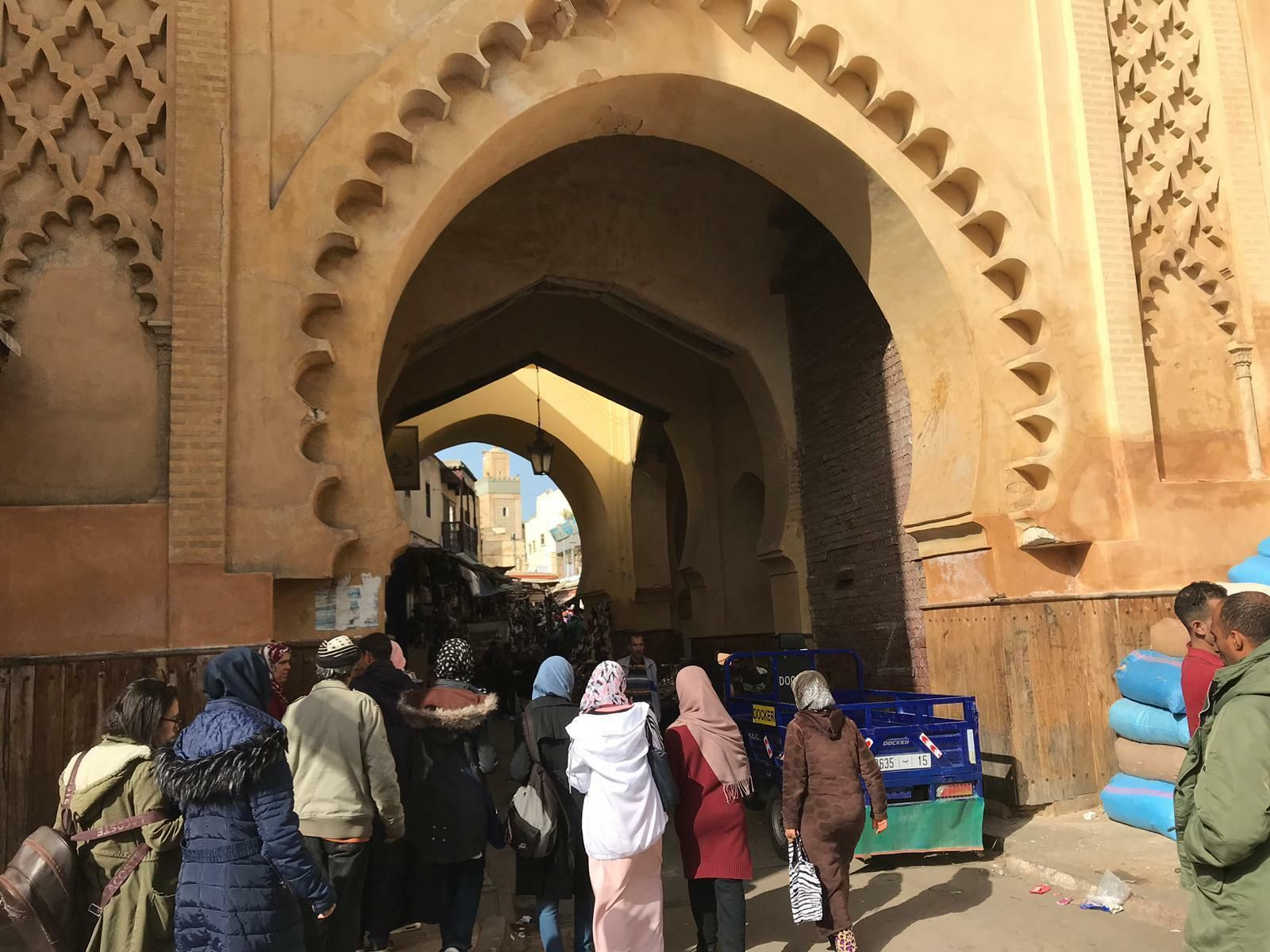 Entrada a la medina de Marrakech.