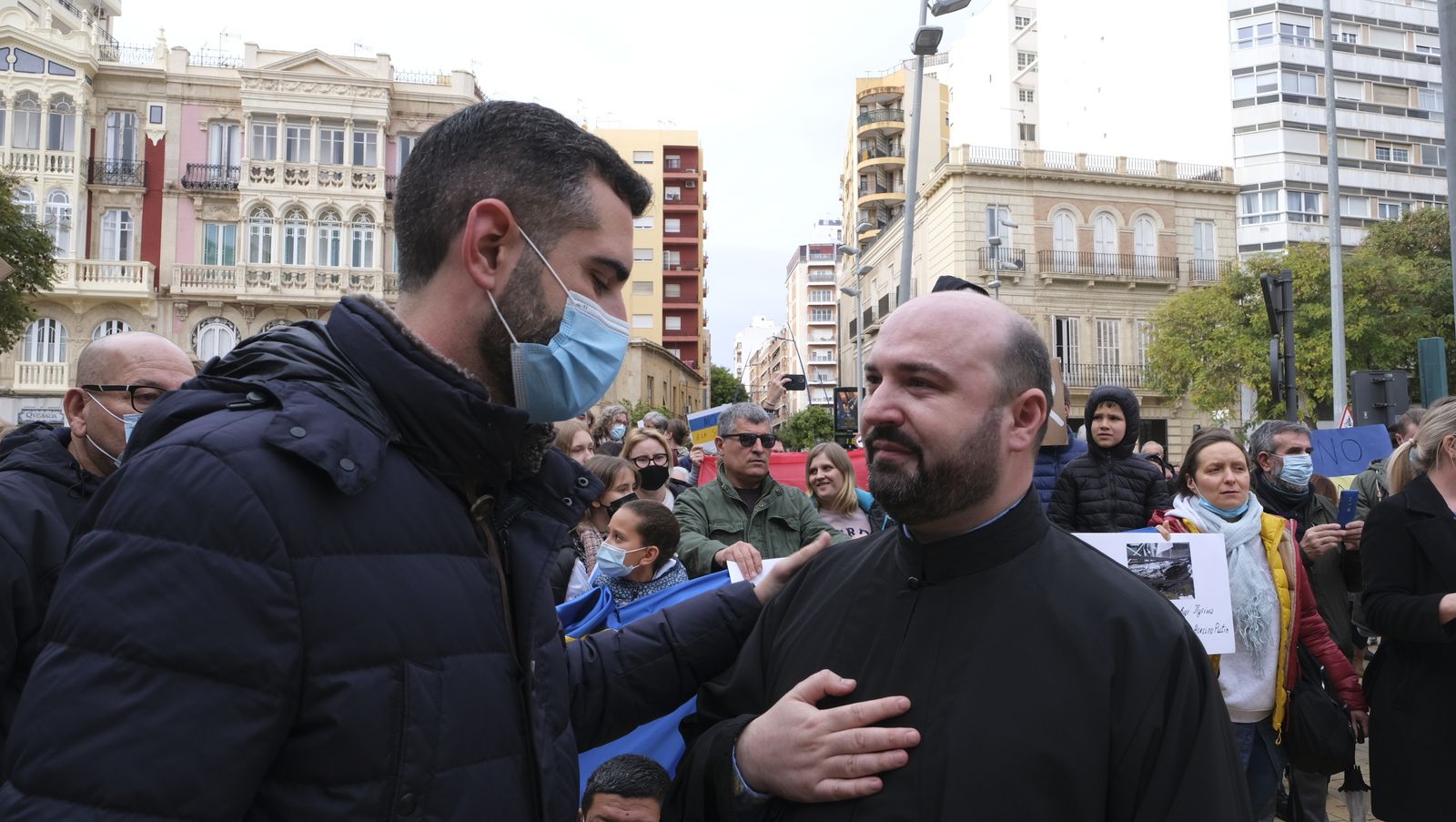 Fotogalería de las protestas contra la invasión rusa en Ucrania. Almería.