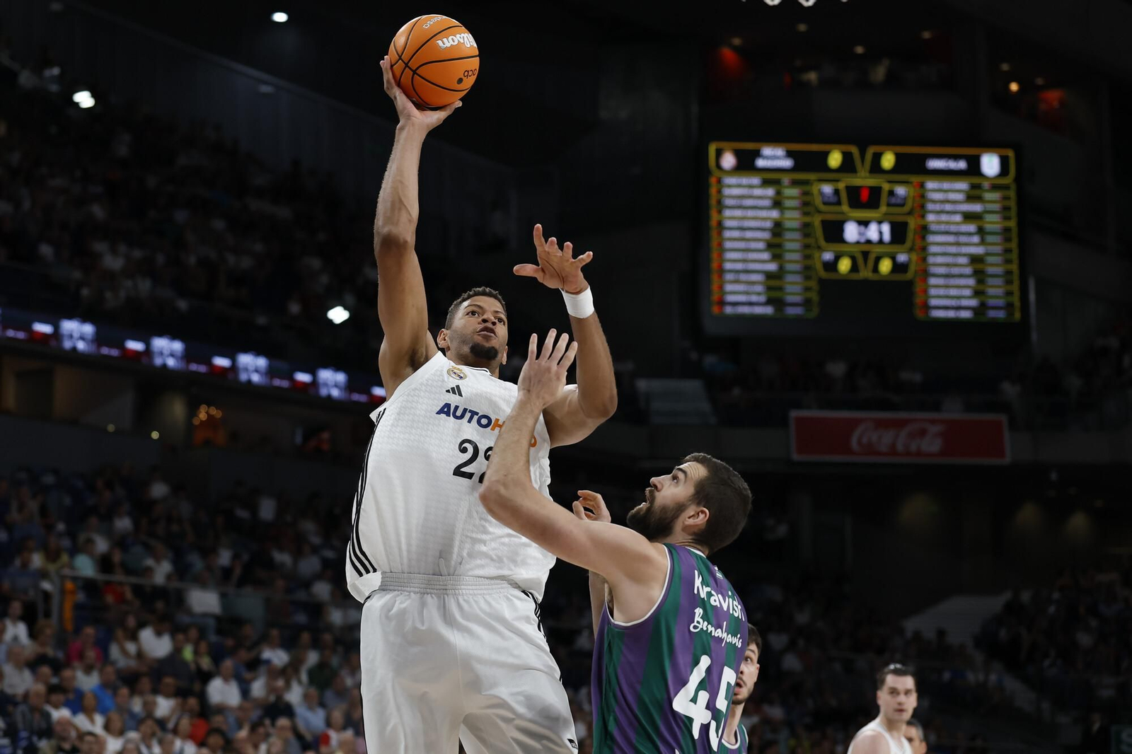 El Real Madrid-Unicaja en fotos