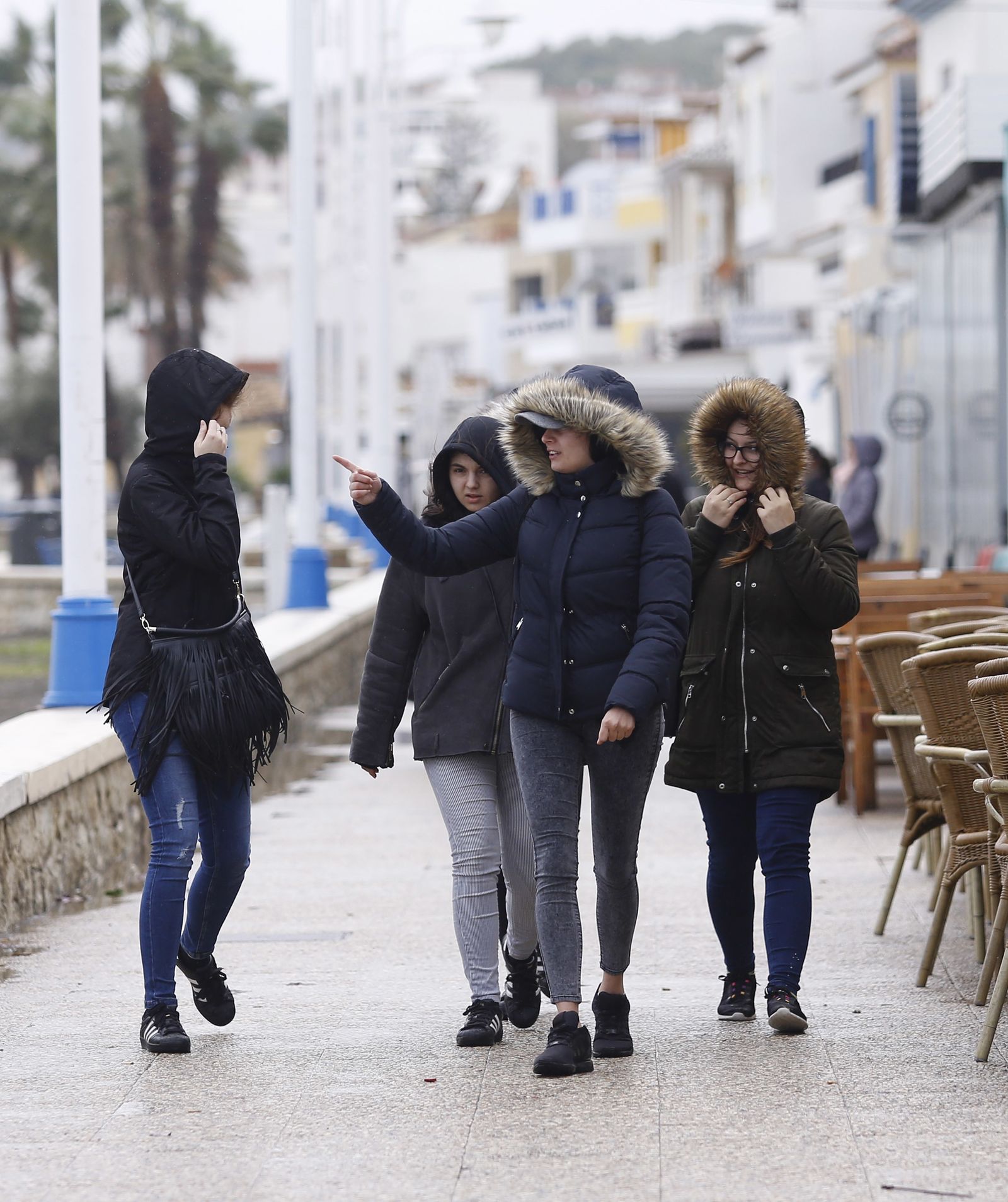 El temporal en Málaga, en imágenes