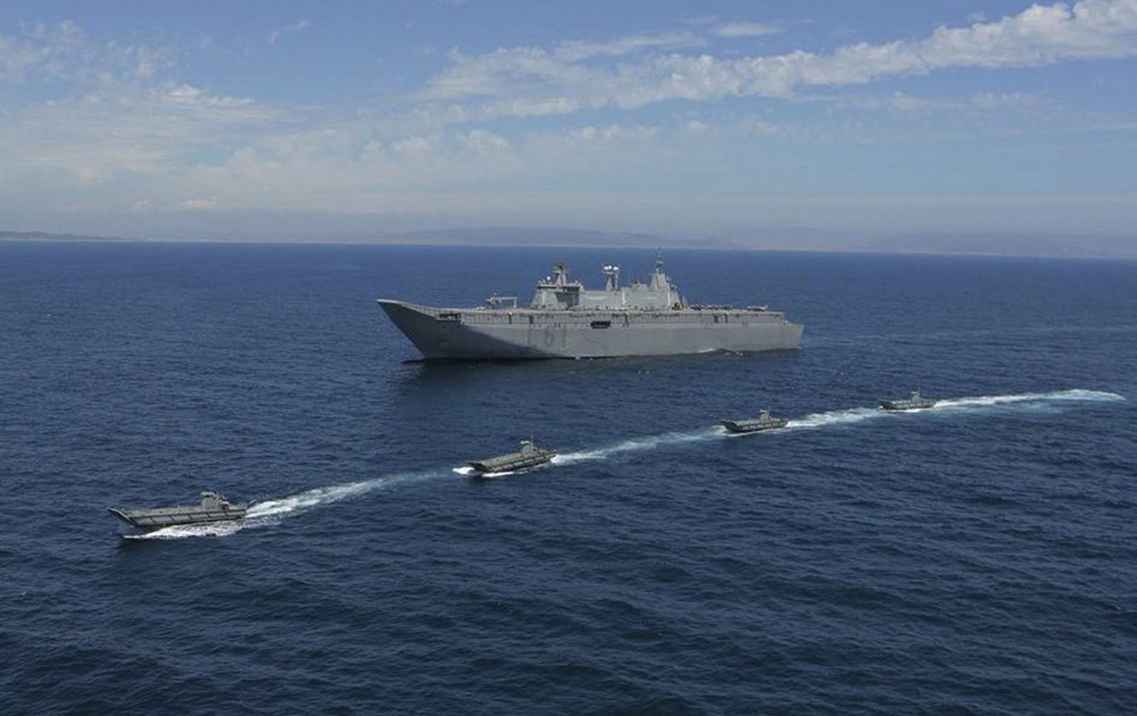 Vista general del Juan Carlos I.