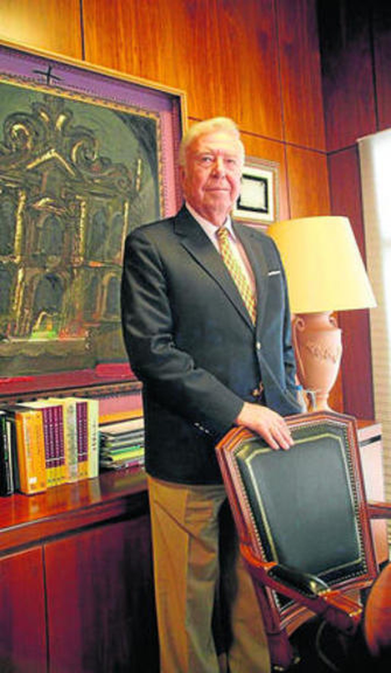 José Luis García Palacios, en su despacho.