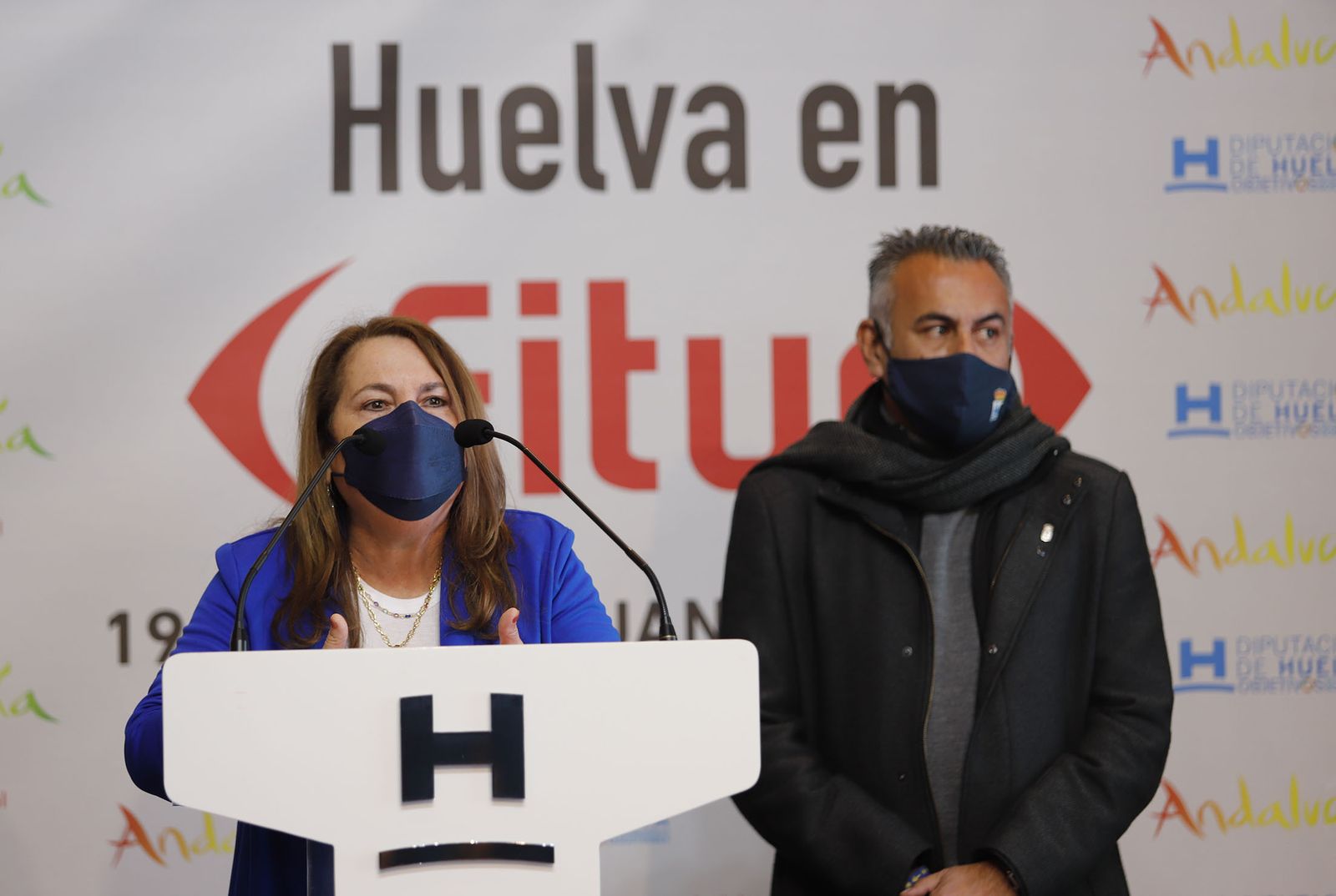 Imágenes de la presentación "Huelva en Fitur" en el foro Iberoamericano de la Rábida