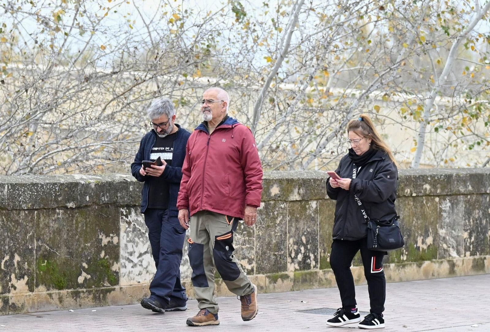 Un paseo en imágenes por la Ribera de Córdoba una gélida mañana