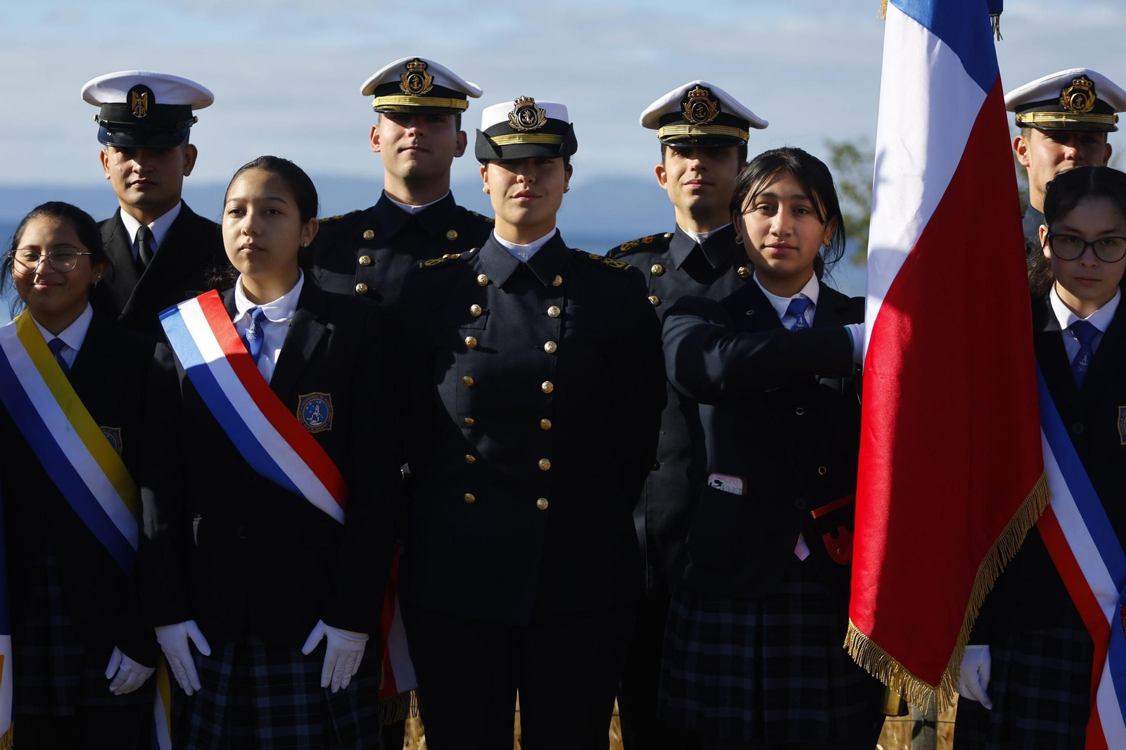 Las imágenes del 'Juan Sebastián de Elcano' en Punta Arenas (Chile)