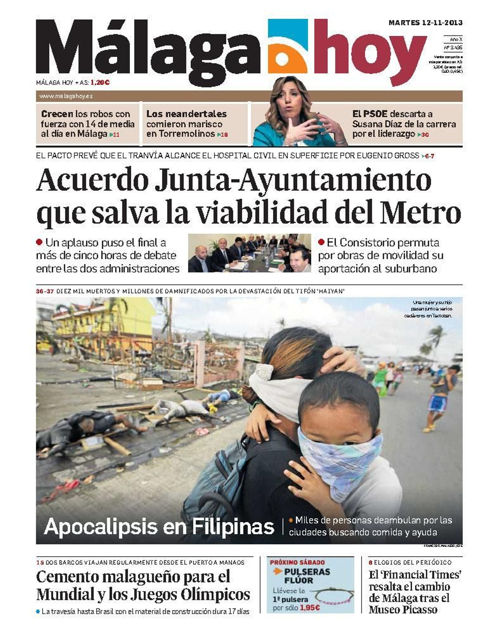 Firma del protocolo.  A pesar de las dudas, el alcalde acaba firmando el protocolo para avanzar en el Metro al Civil y la Alameda.