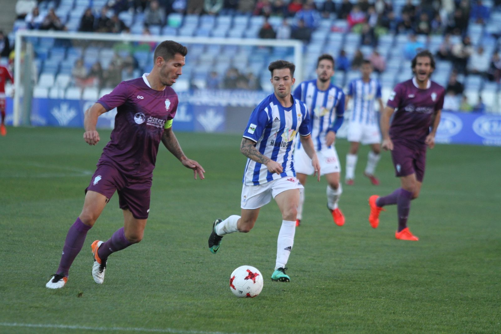 Imágenes del partido entre el Recreativo de Huelva y Jumilla