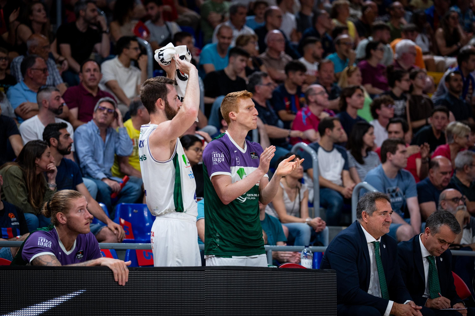 El Barcelona-Unicaja, semifinal del play off ACB, en fotos