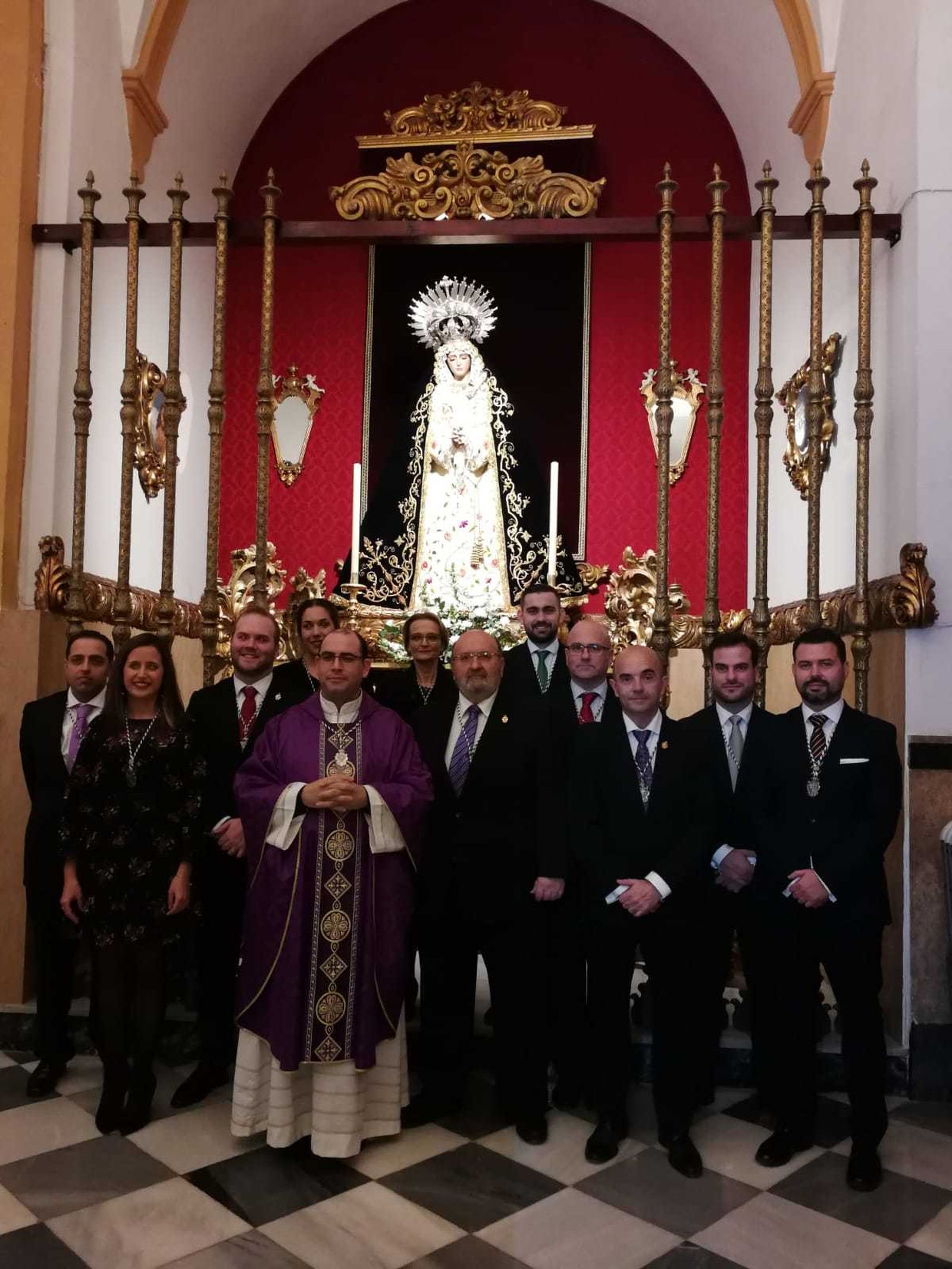 Toma de posesión de la Junta de Gobierno de la Hermandad del Silencio.