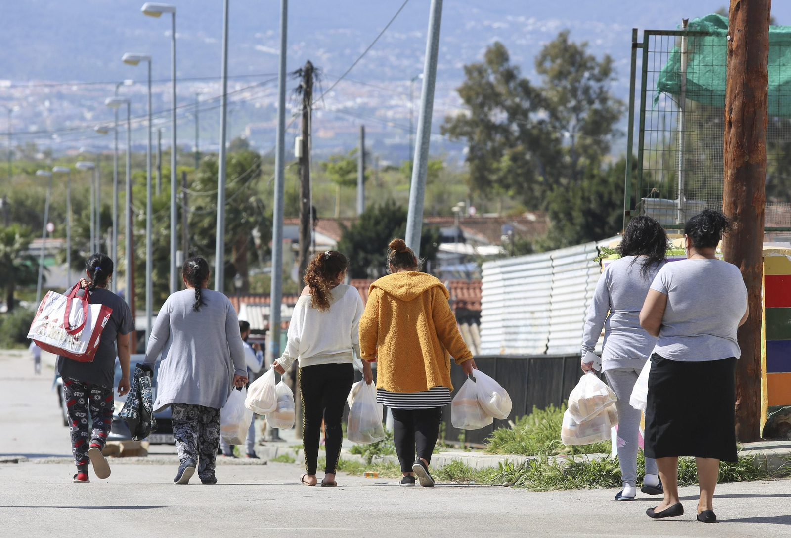 Coronavirus en Los Asperones de Málaga, en fotos