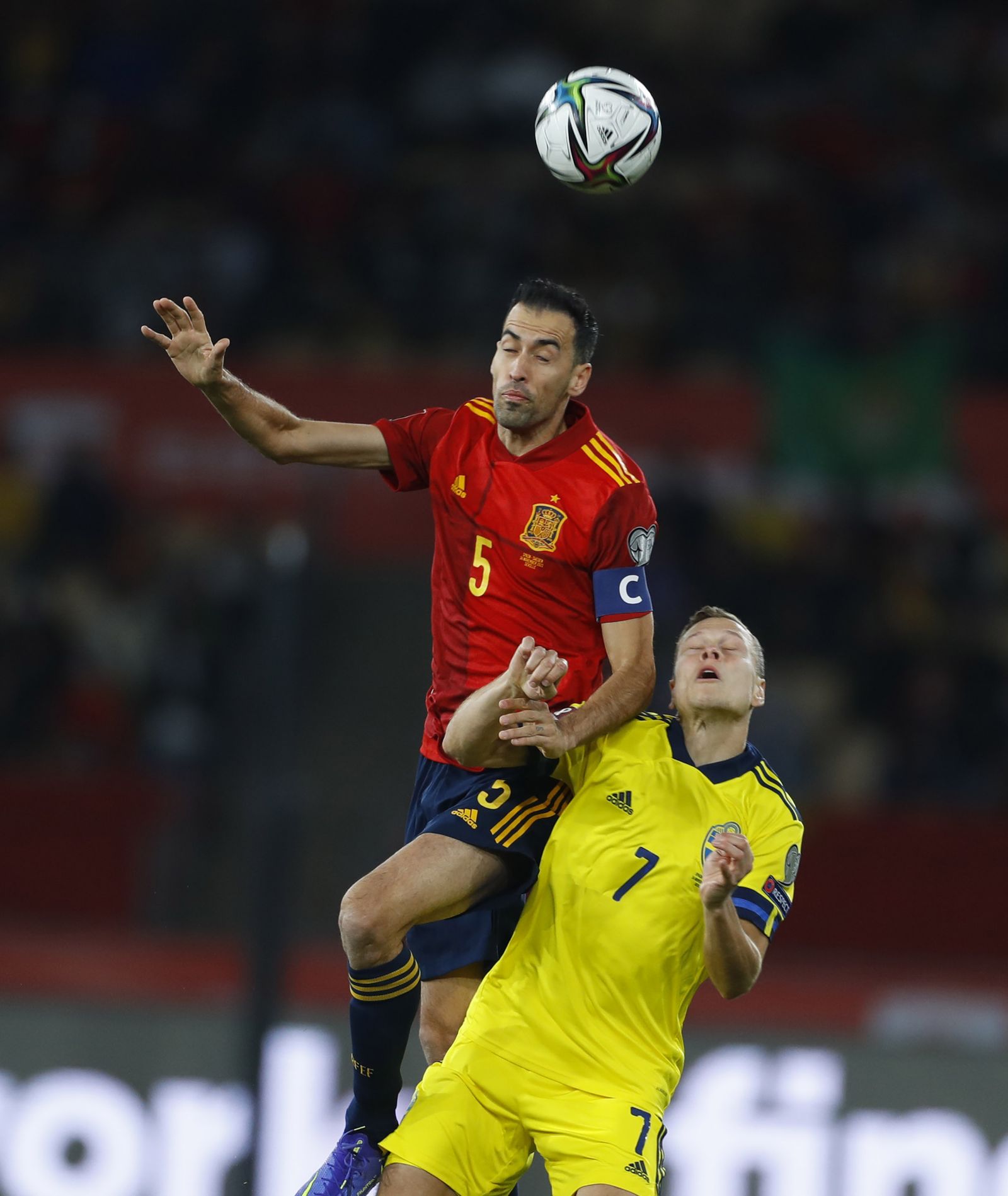Las imágenes del España-Suecia