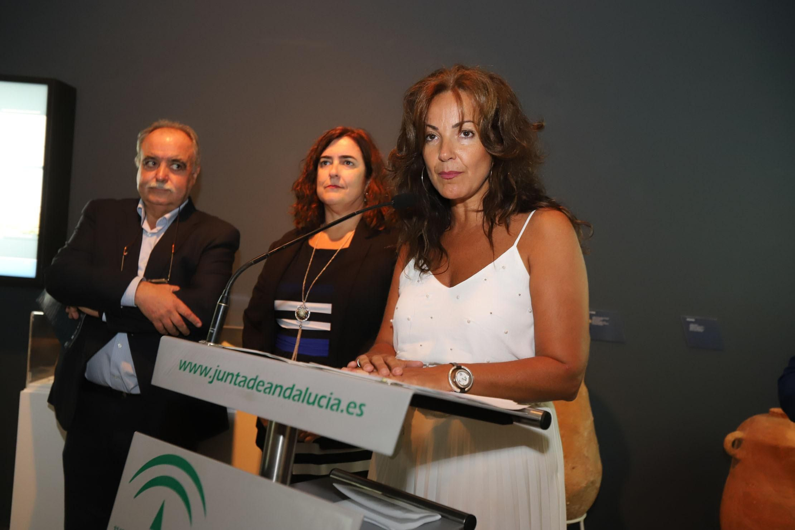 Imágenes de la inauguración de la exposición 'Los pueblos de Huelva en el Museo: Aljaraque'