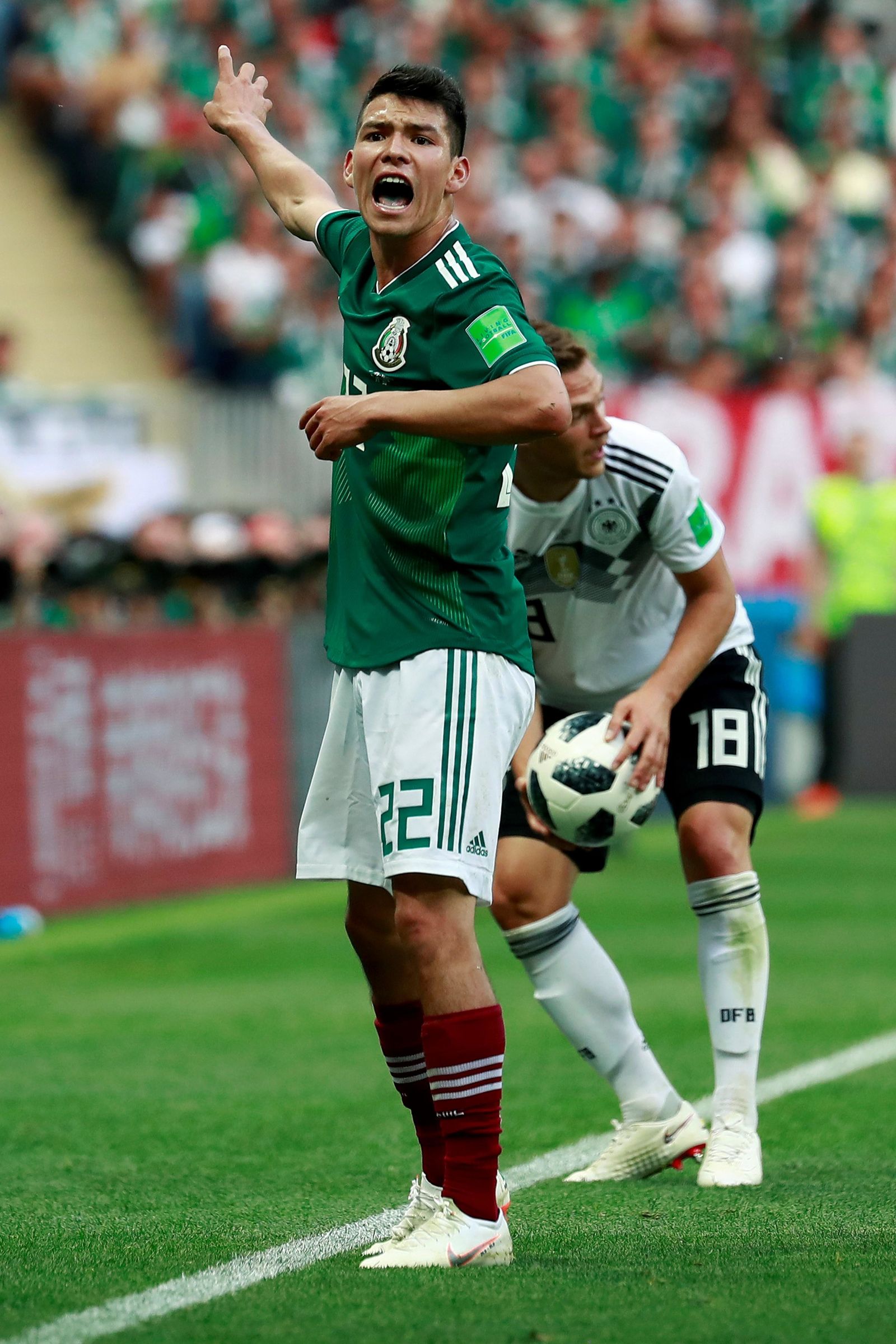 Las imágenes del Alemania-México