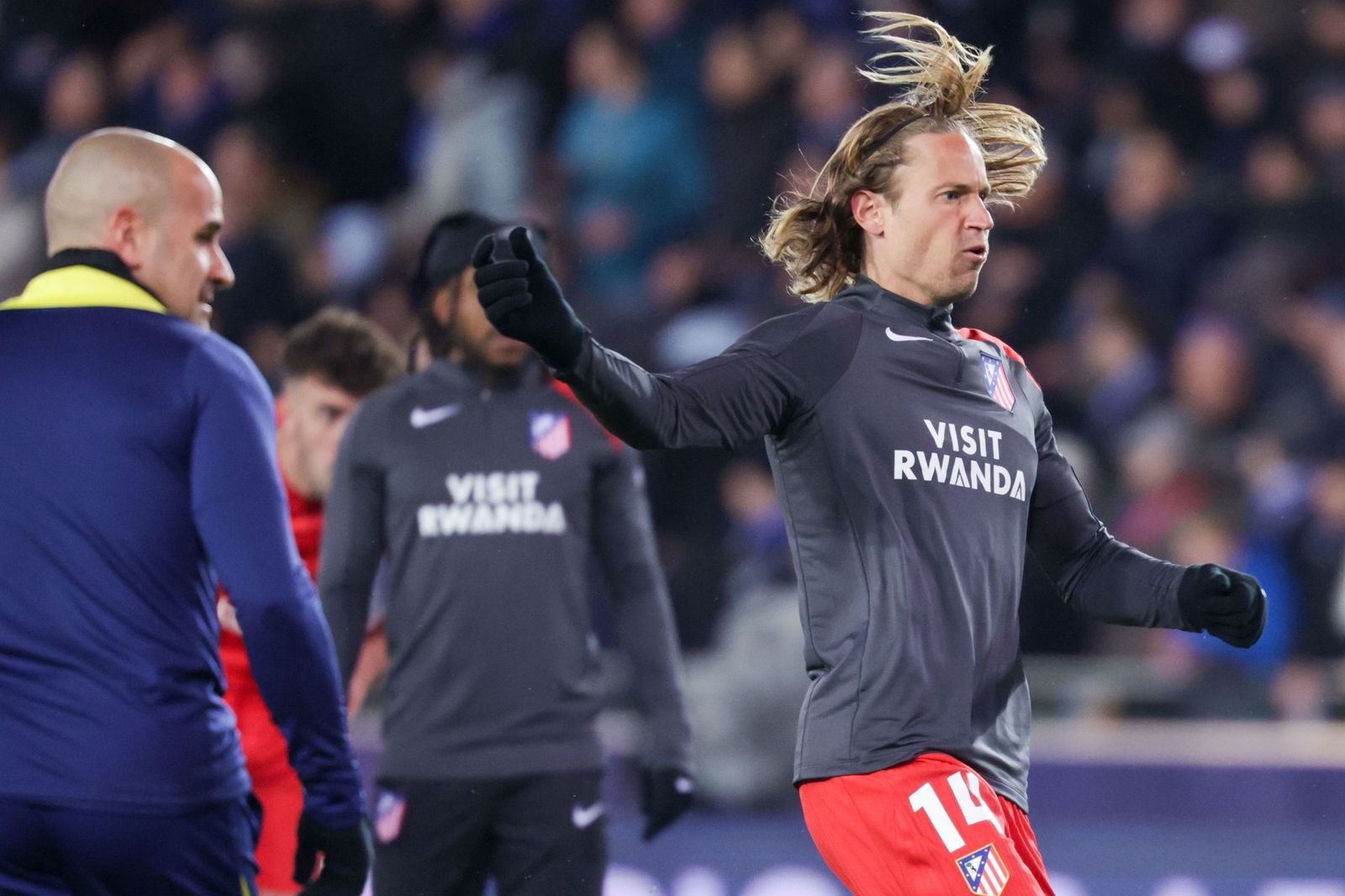 Las fotos del Brujas-Atlético de Madrid