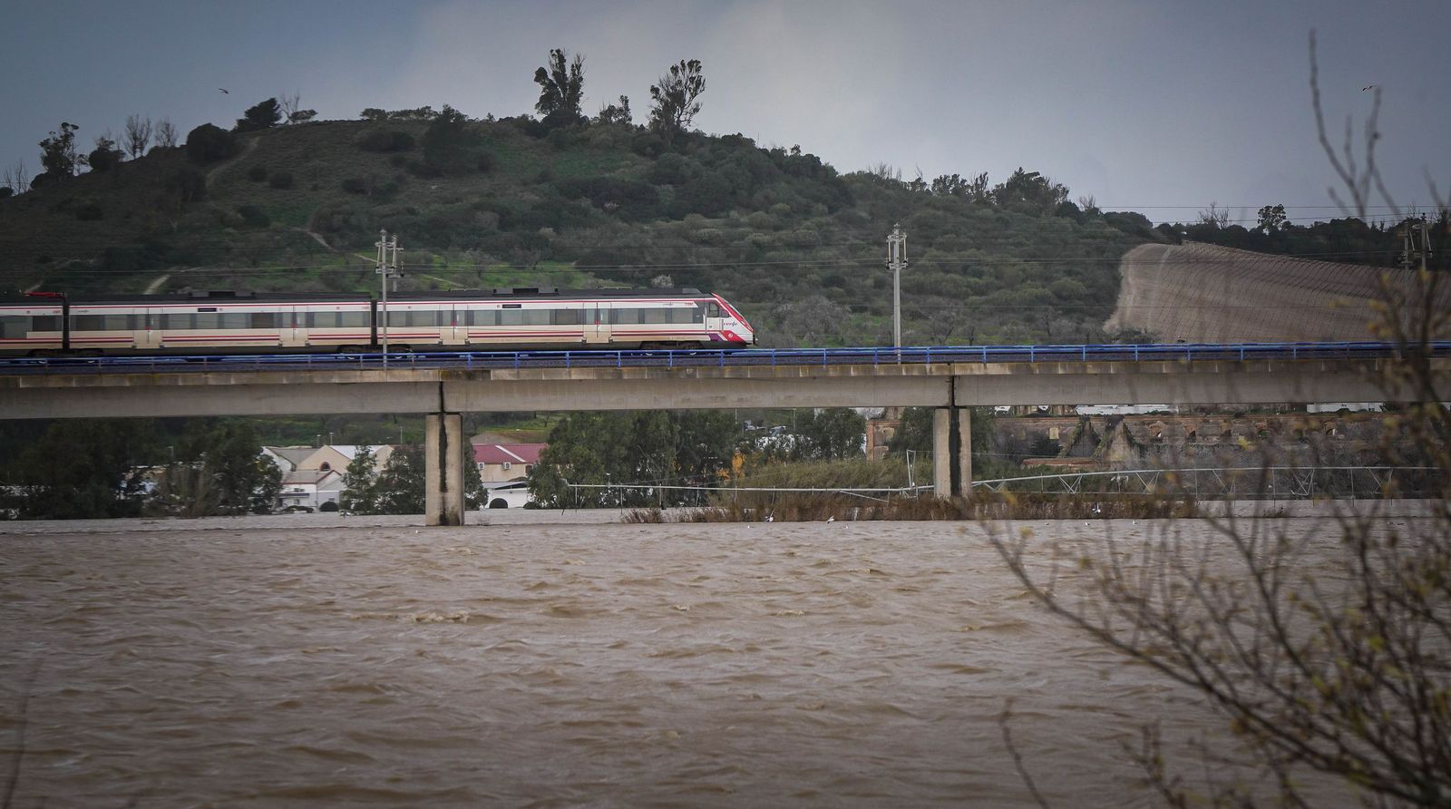 Intensa jornada en las zonas inundadas de Jerez, en imágenes