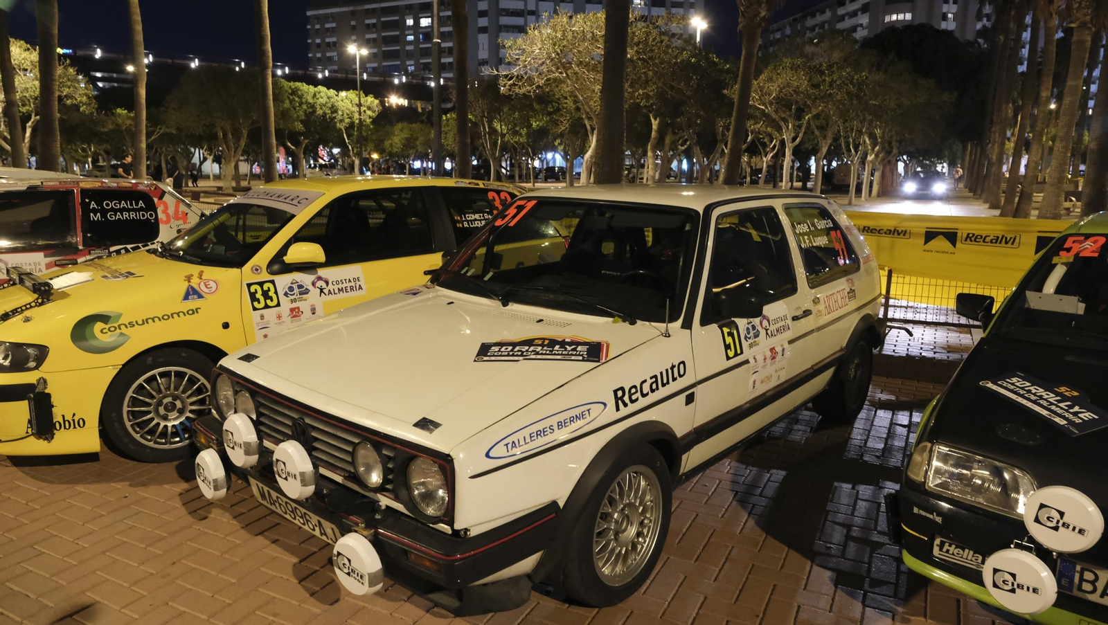 La salida de la 50 edición del Rallye Costa de Almería, en imágenes