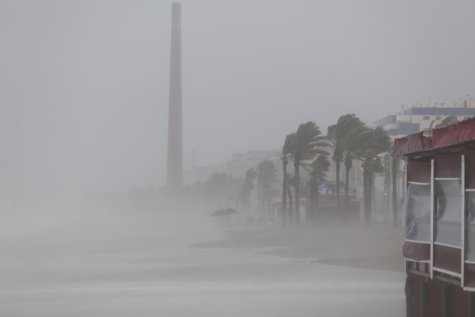 Fotos de las incidencias de la lluvia en Málaga