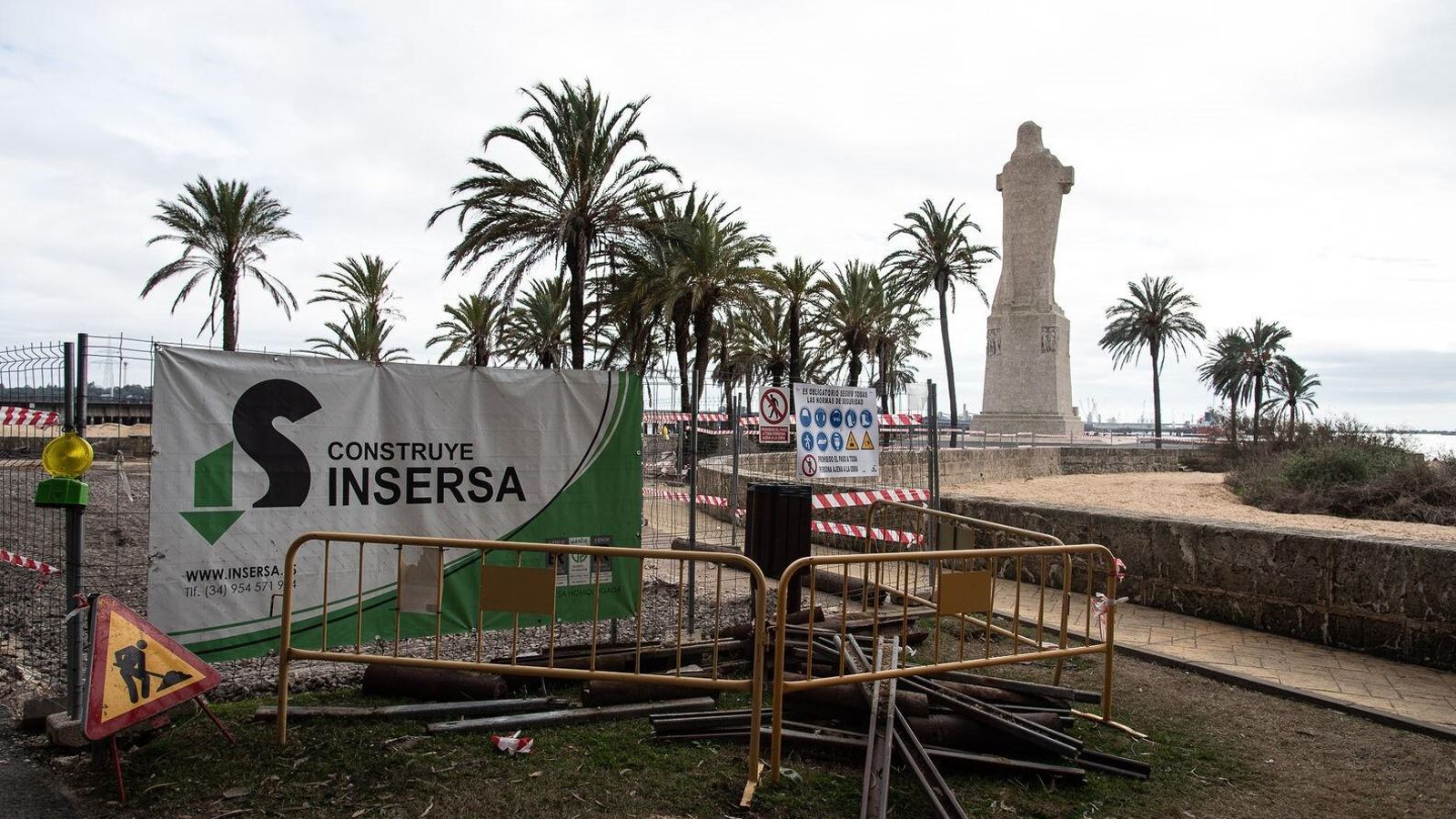 Obras en el entorno de la Punta del Sebo.