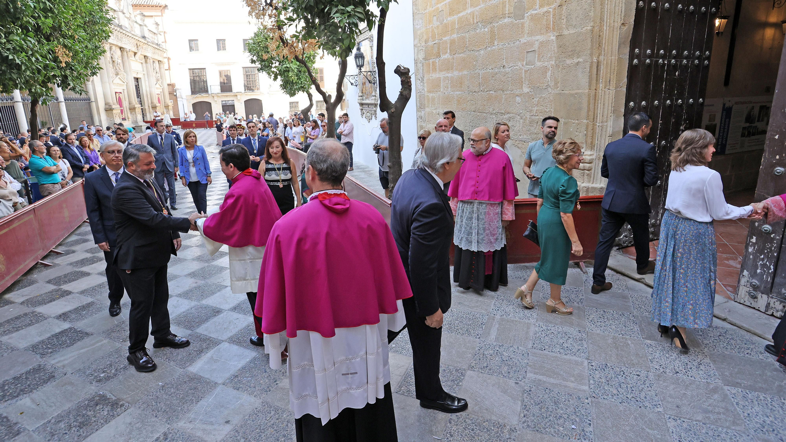 Traslado del Pendón en el día del patrón San Dionisio en Jerez