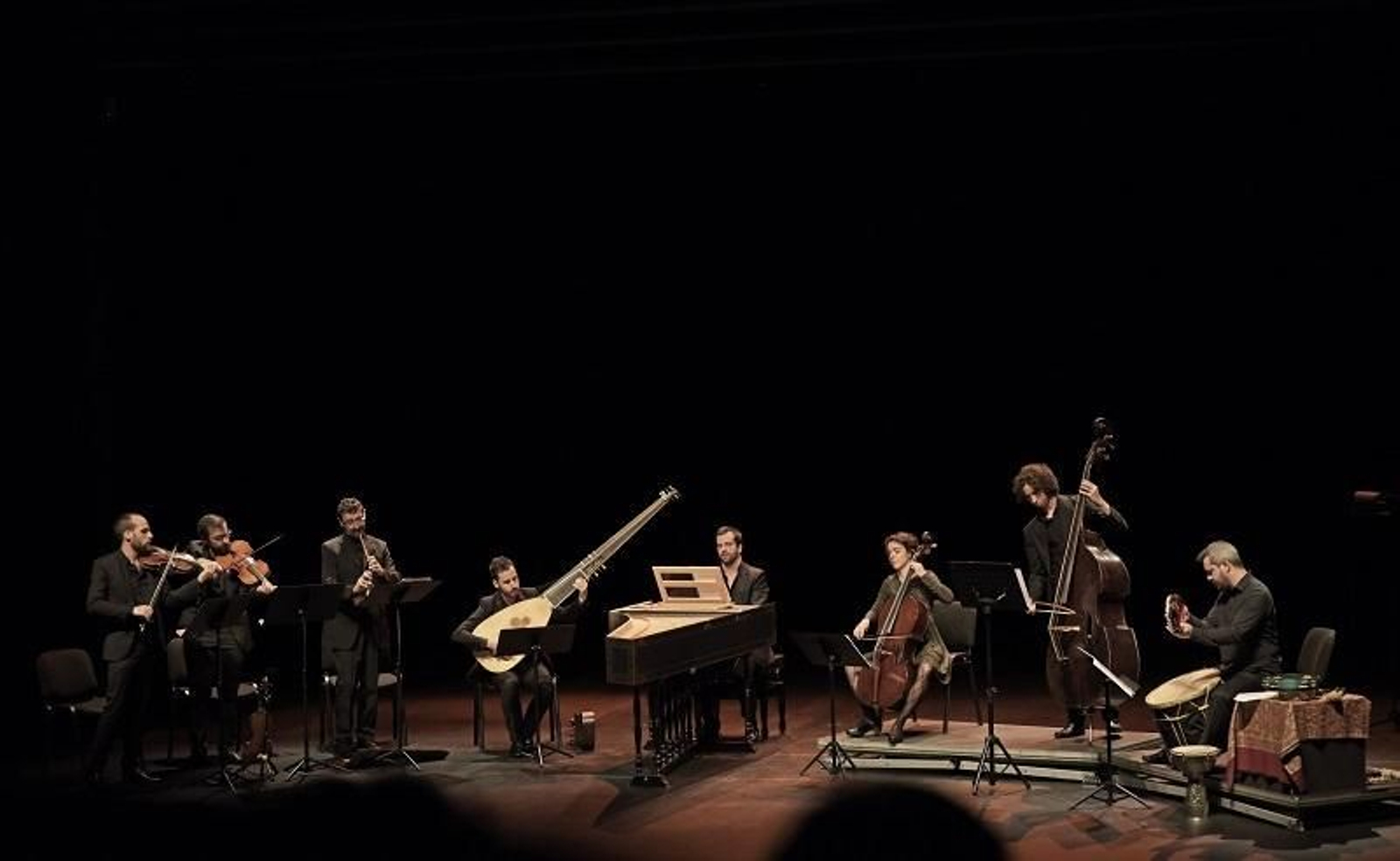 El conjunto Tiento Nuovo en una foto de archivo.