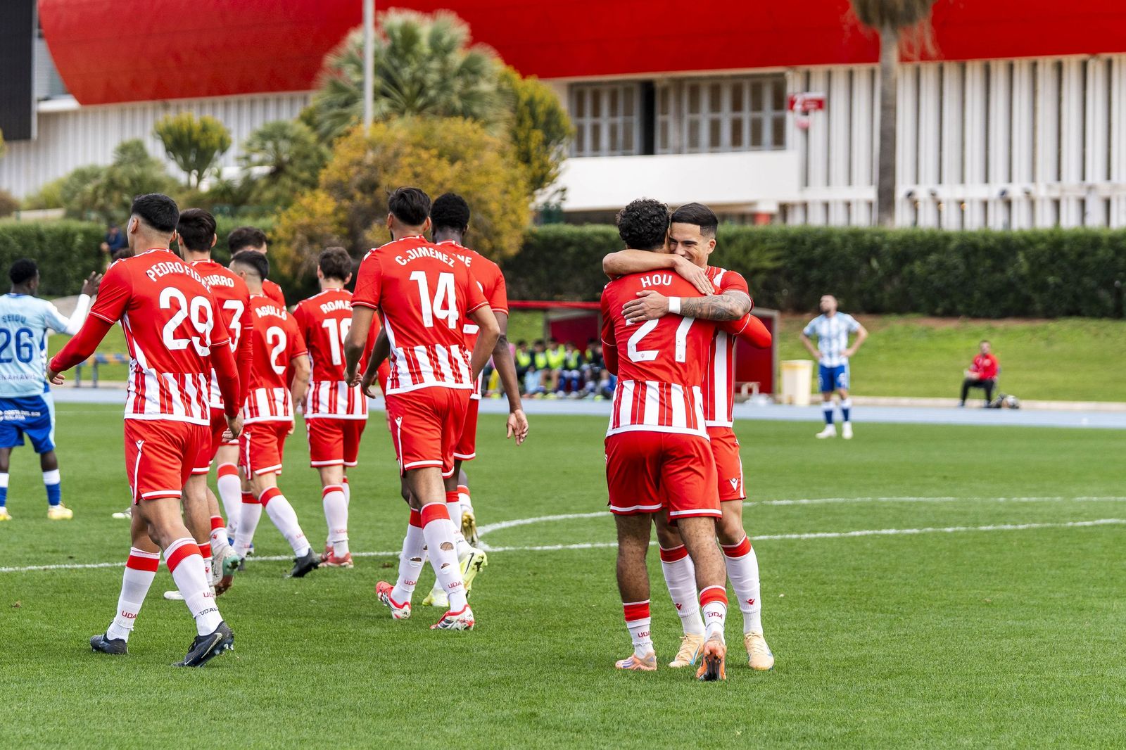 Las imágenes del Almería B y Atlético Malagueño en el Anexo de los Juegos Mediterráneos