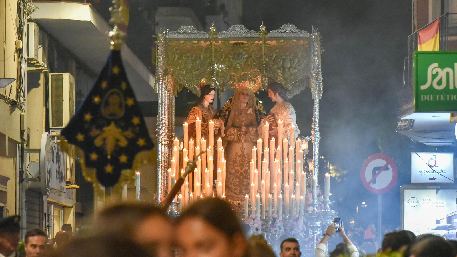 La Magna Mariana de Algeciras por la calle Convento, en imagenes