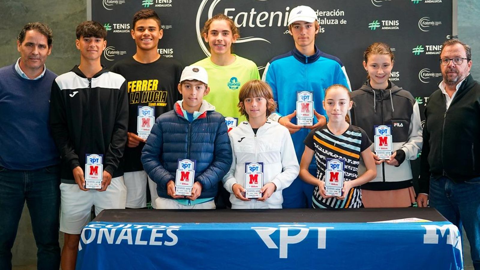 Foto de los campeones.