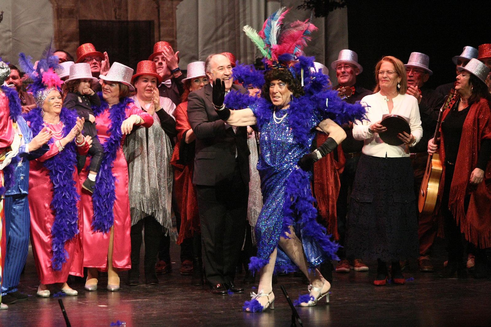 Imágenes del pregón anunciador del Carnaval de Algeciras