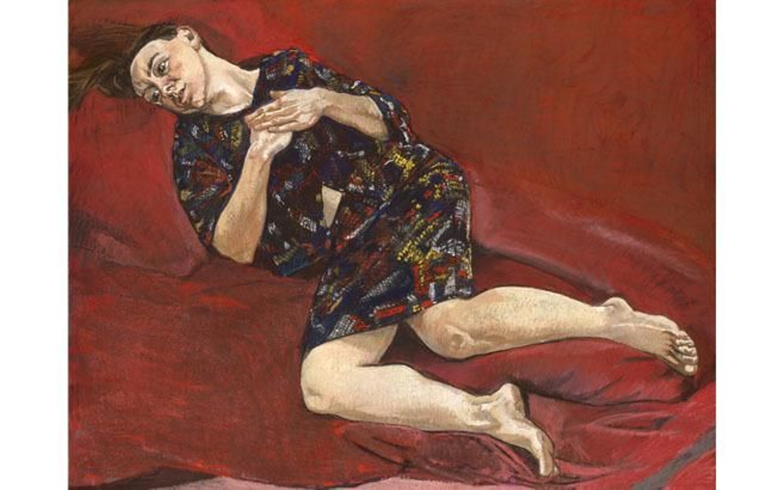 Detalle de la obra 'Amor', pastel realizado por Paula Rego en 1995. Colección Ostrich Arts Limited.