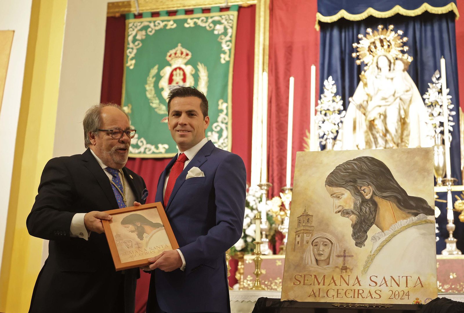 La presentación del cartel de la Semana Santa de Algeciras 2024, en imágenes