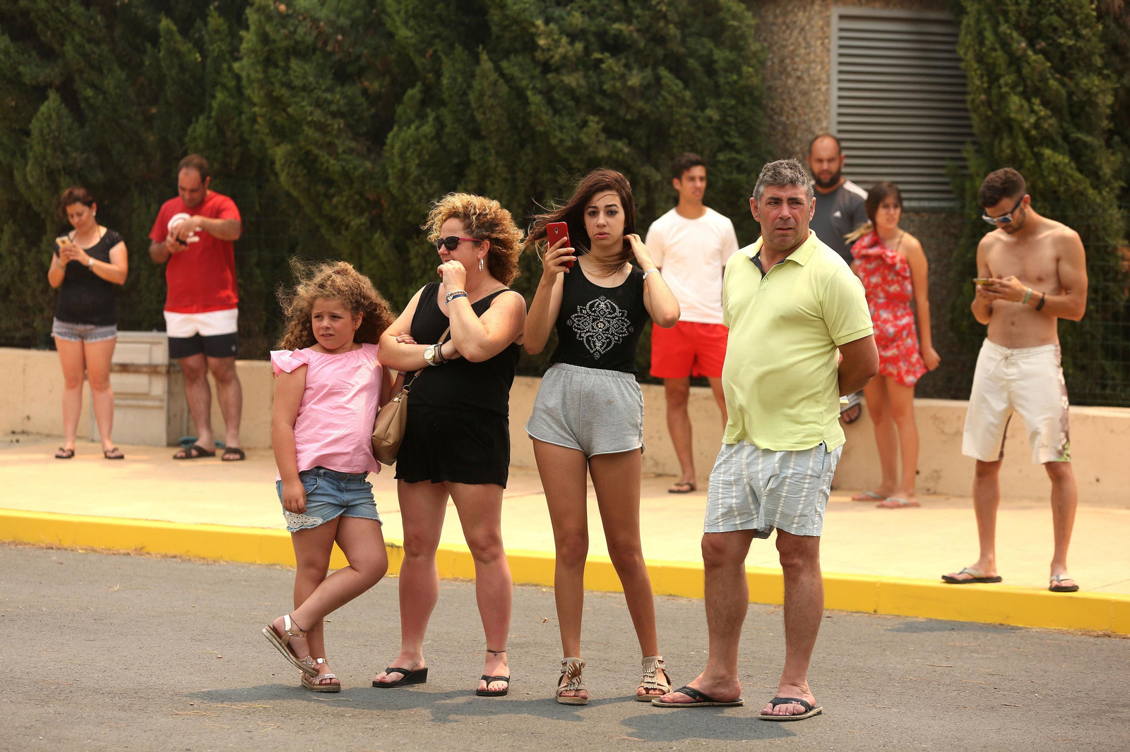 Las consecuencias del incendio en Mazagón