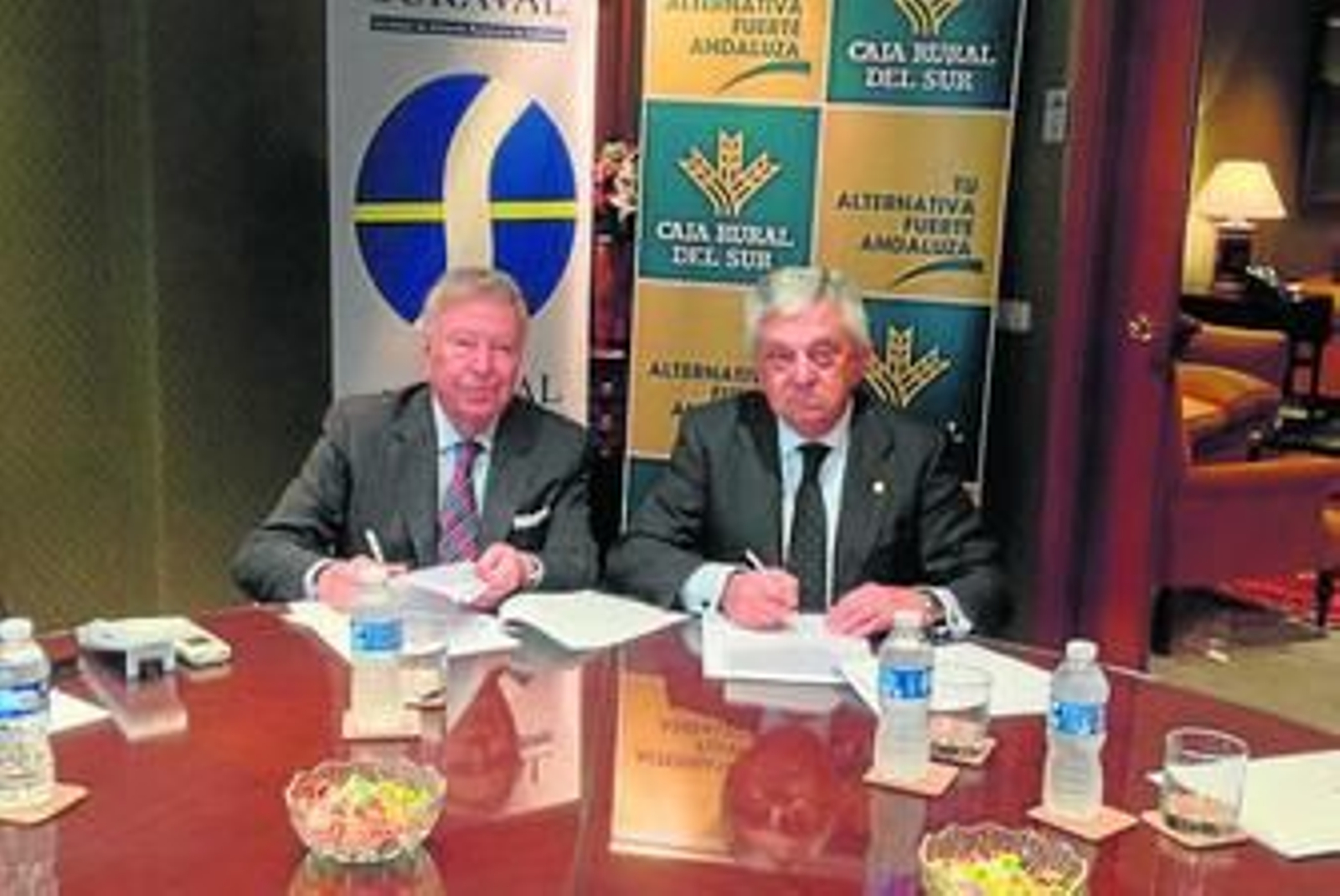 José Luis García Palacios -izquierda- y Francisco Herrero.