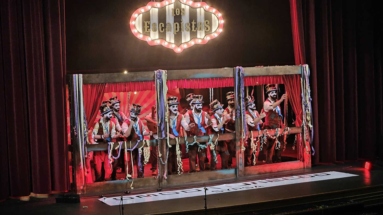 ‘Los escapistas’ ganaba en la modalidad de comparsas.