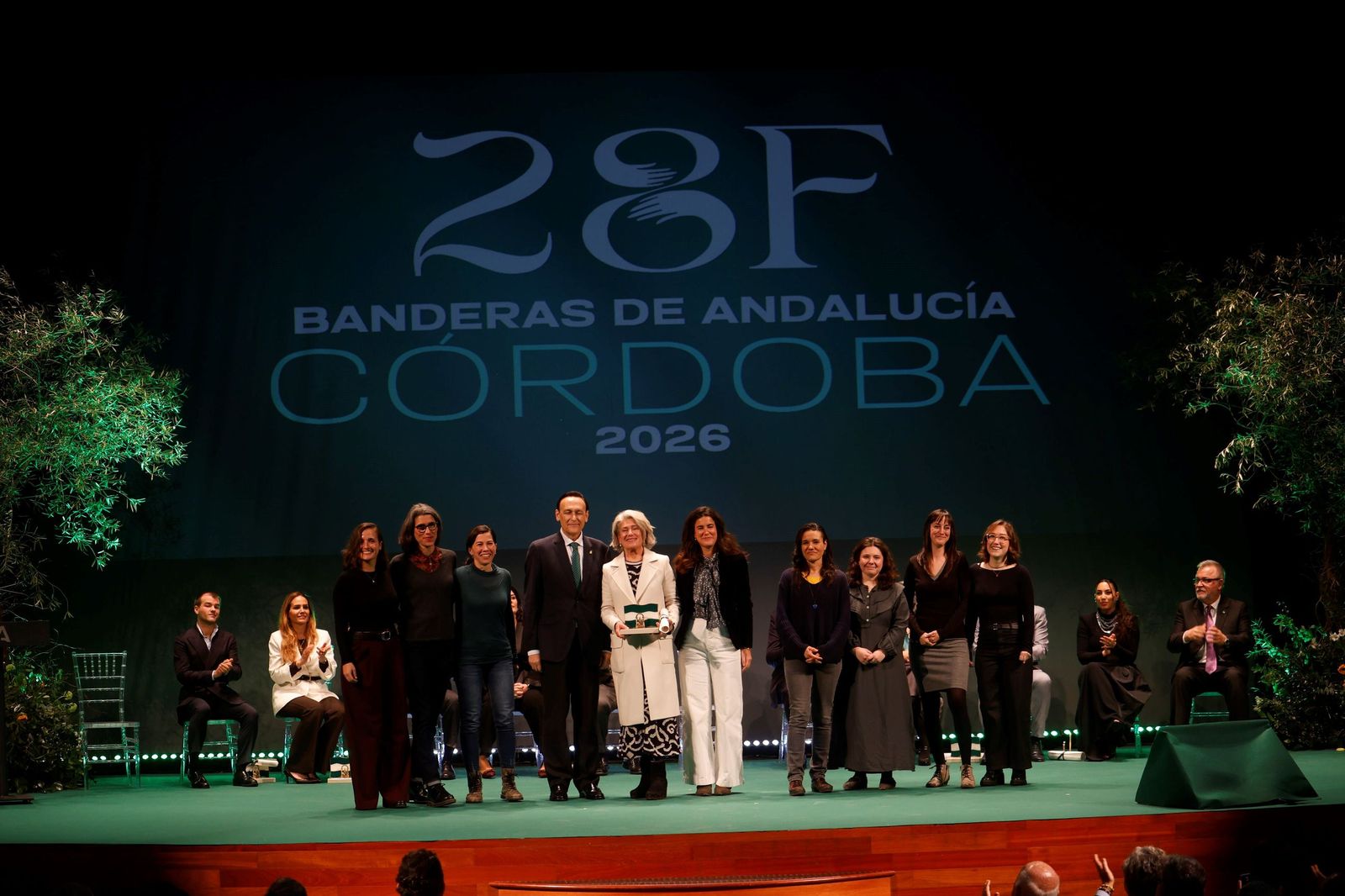 La entrega de las Banderas de Andalucía por el 28F en Córdoba, en imágenes