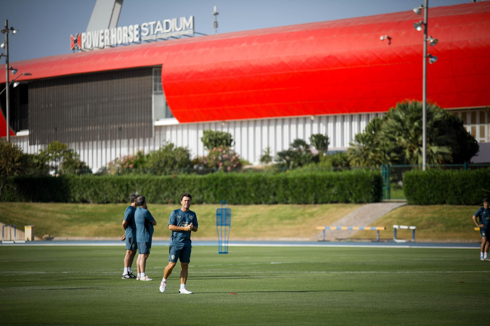 Primer entrenamiento pretemporada del Almería, en imágenes