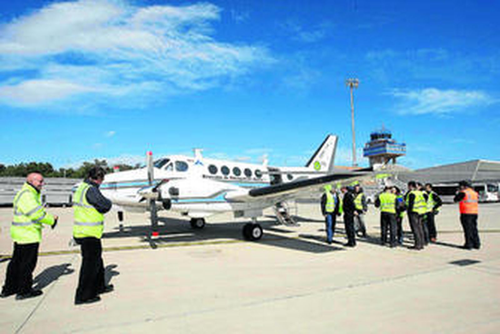 El aeropuerto de Almería alberga desde el martes y hasta hoy las pruebas de un nuevo navegador aéreo que mejorará al actual GPS.