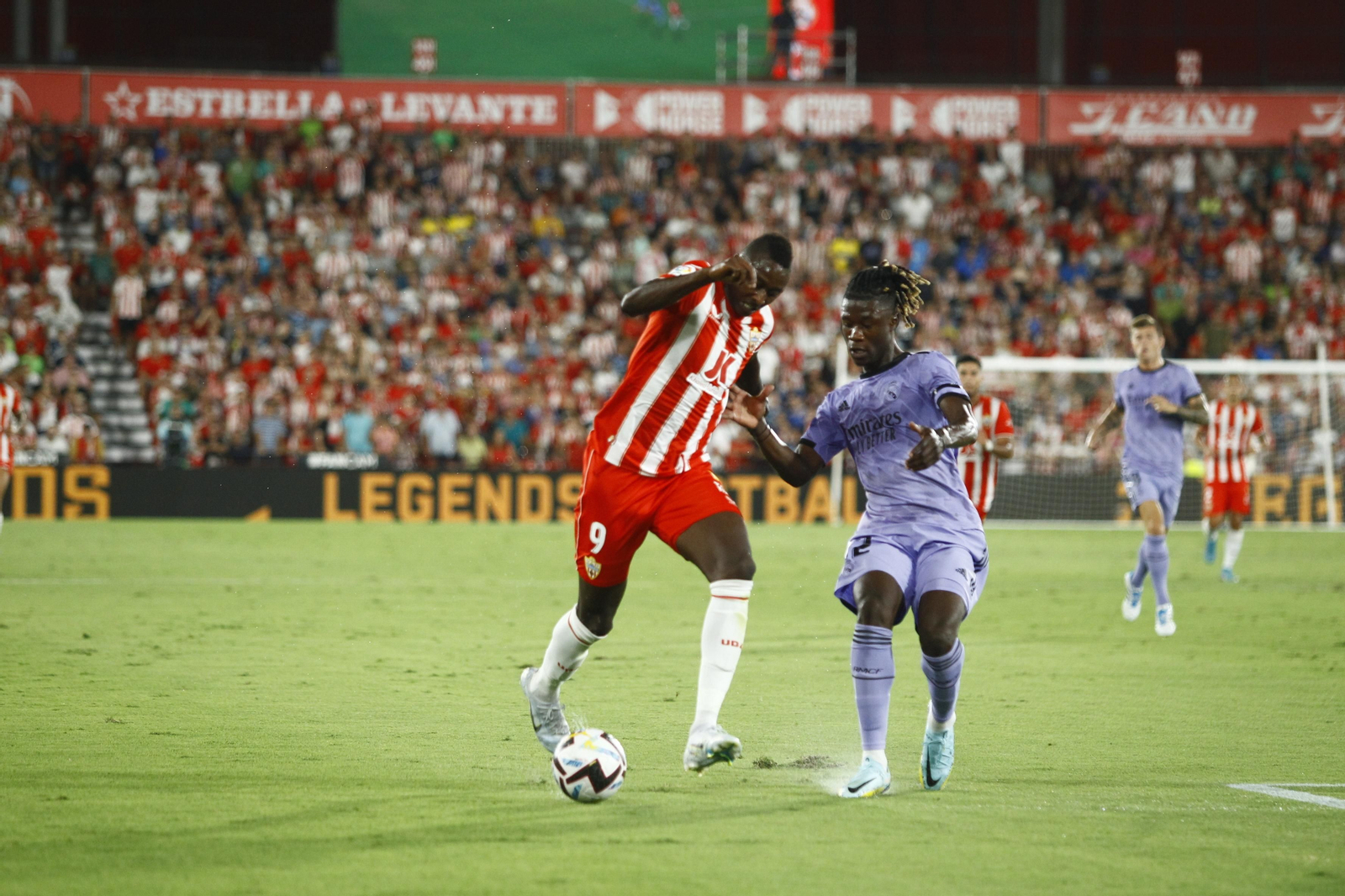 Imágenes del partido U.D. Almería-Real Madrid C.F. de la Liga Santander