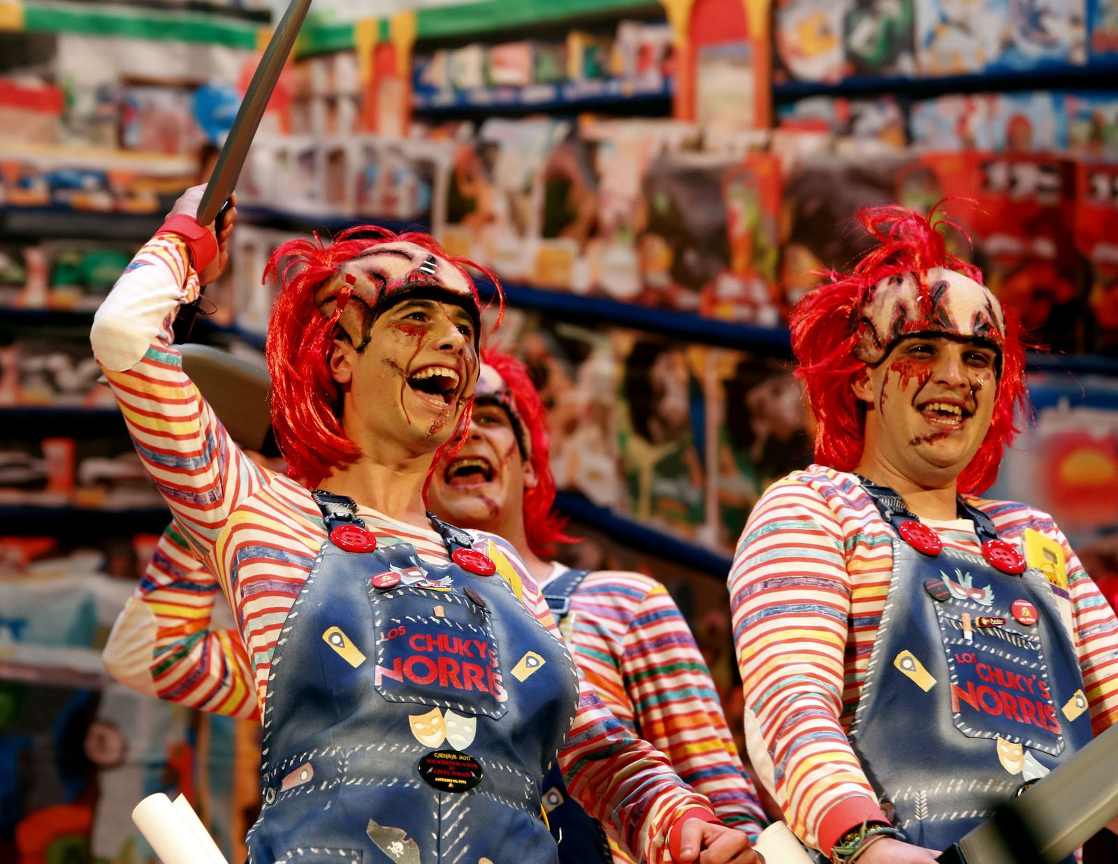 Las imágenes de la octava función clasificatoria