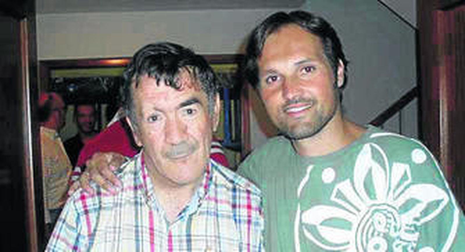 'Selu' junto al también desaparecido Manuel Mesa, 'Manolito el del Huerto'.