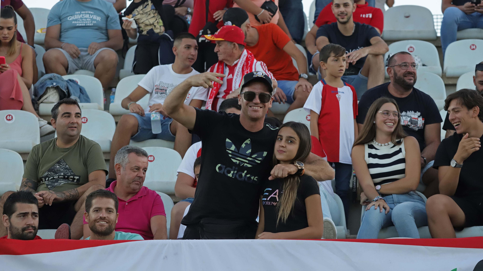 Ambiente en el Algeciras - Racing de Ferrol