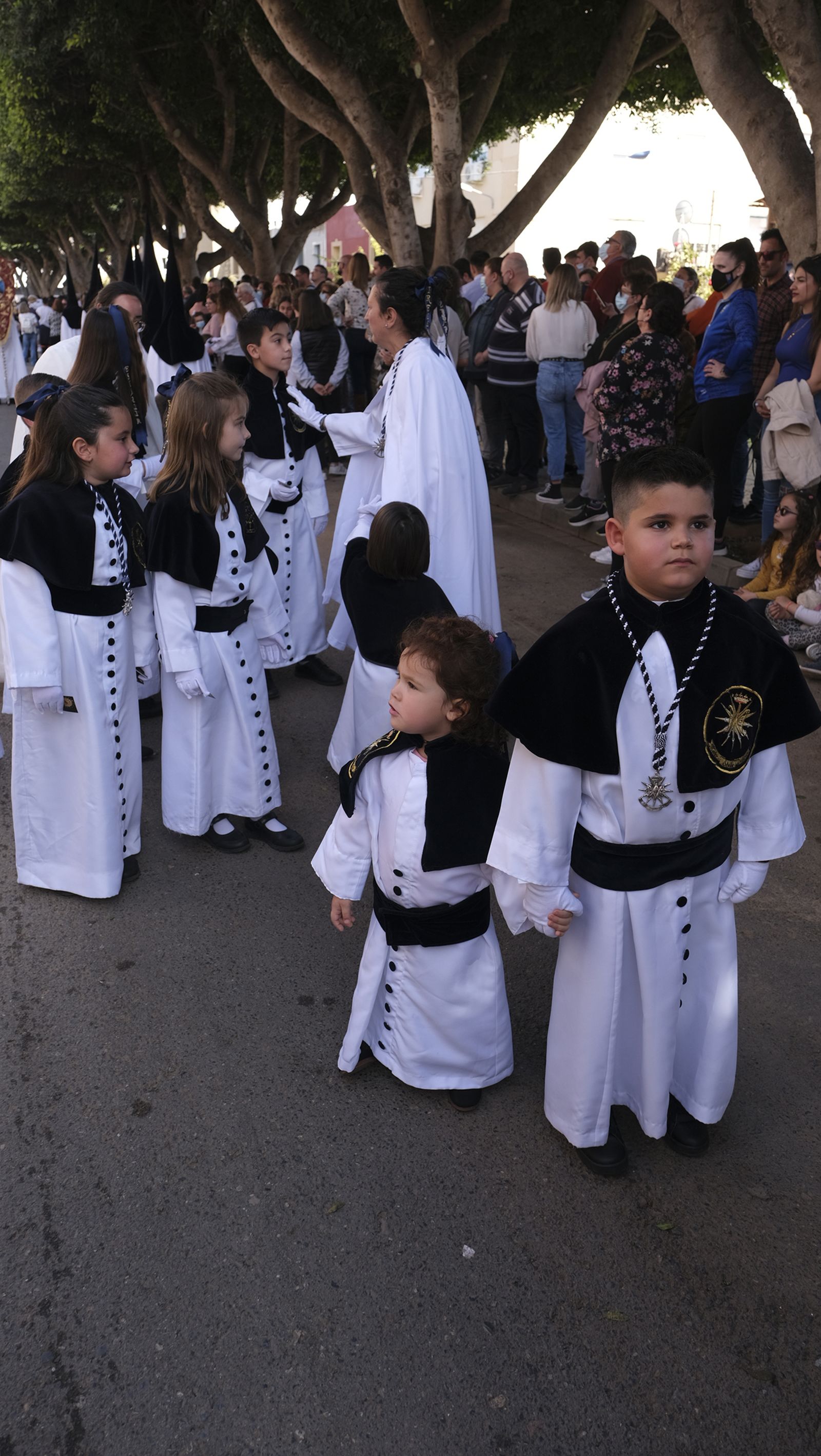 Fotogalería de la procesión de La Estrella. Semana Santa de Almería 2022.
