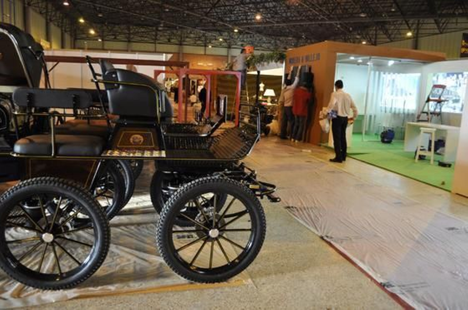 Preparativos y ensayo general del Sicab en Fibes. /Manuel Gómez