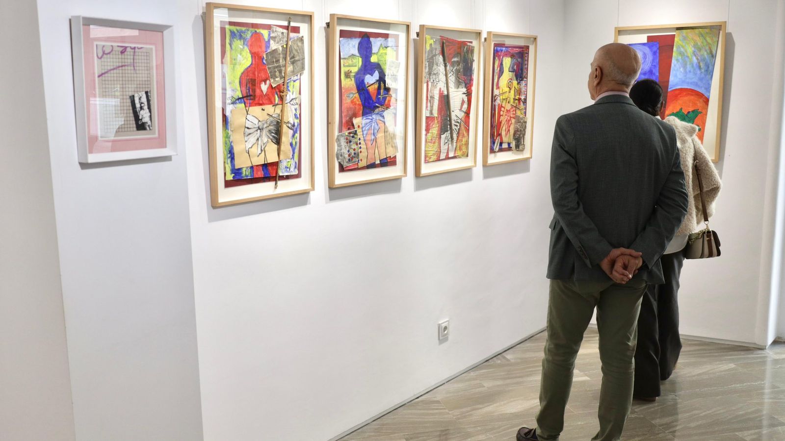 Exposición 'Vivir para pintarlo' de Pablo Sycet en la John Holland Gallery.