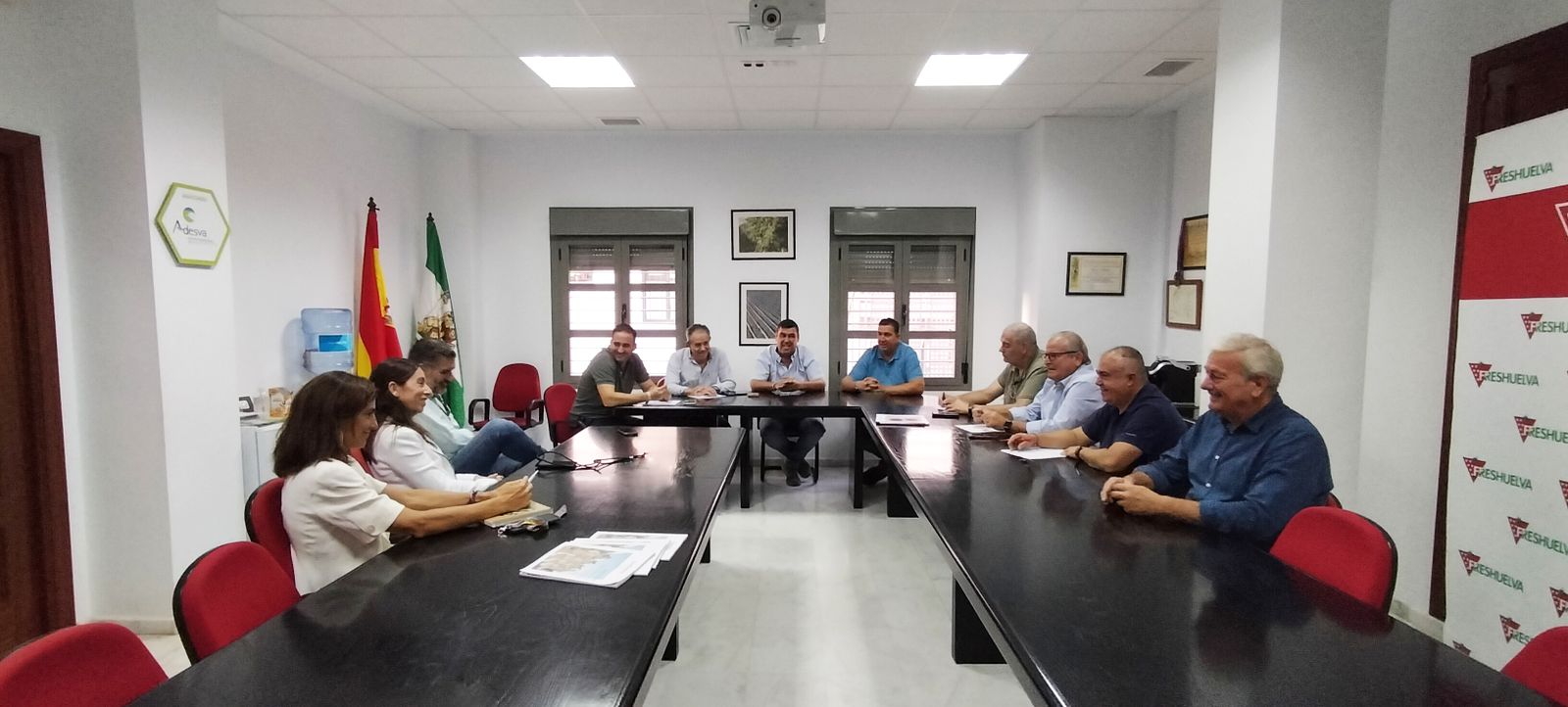 Reunión de los representantes de la agricultura en Huelva.